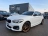 USED 2018 18 BMW 1 SERIES 1.5 118i M Sport Shadow Edition Hatchback 5dr Petrol Manual Euro 6-FINISHED IN ALPINE WHITE WITH BLACK DAKOTA LEATHER-18