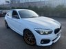 USED 2018 18 BMW 1 SERIES 1.5 118i M Sport Shadow Edition Hatchback 5dr Petrol Manual Euro 6-FINISHED IN ALPINE WHITE WITH BLACK DAKOTA LEATHER-18