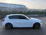 USED 2018 18 BMW 1 SERIES 1.5 118i M Sport Shadow Edition Hatchback 5dr Petrol Manual Euro 6-FINISHED IN ALPINE WHITE WITH BLACK DAKOTA LEATHER-18