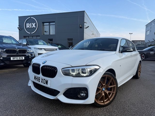 2018 18 BMW 1 Series 1.5 118i M Sport Shadow Edition Hatchback 5dr Petrol Manual Euro 6-FINISHED IN ALPINE WHITE WITH BLACK DAKOTA LEATHER-18