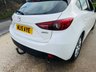 USED 2015 15 MAZDA MAZDA3 1.5 SKYACTIV-G SE Hatchback 5dr Petrol Manual Euro 6 (s/s) (100 ps) 