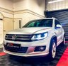 USED 2014 64 VOLKSWAGEN TIGUAN 2.0 TDI BlueMotion Tech R-Line SUV 5dr Diesel DSG 4WD Euro 5 (s/s) (Nav) (177 ps) 