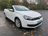 USED 2012 12 VOLKSWAGEN GOLF 1.6 TDI BlueMotion Tech SE Cabriolet 2dr Diesel Manual Euro 5 (s/s) (105 ps) ELECTRIC ROOF! MANUAL GEARBOX! AIR CON! TURBO DIESEL!