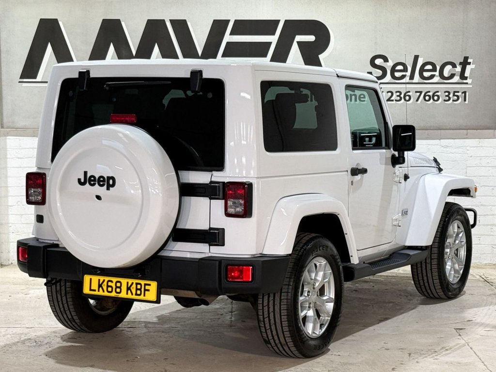 USED 2018 68 JEEP WRANGLER 2.8 CRD JK Edition SUV 2dr Diesel Auto 4WD Euro 6 (197 bhp) 