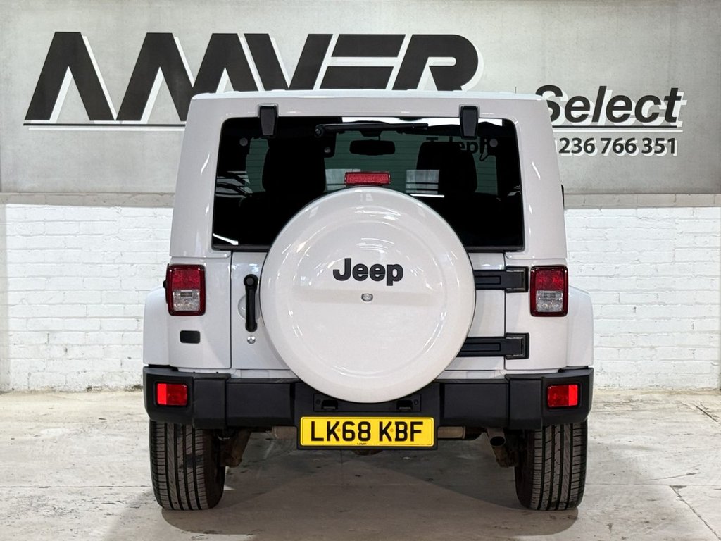 USED 2018 68 JEEP WRANGLER 2.8 CRD JK Edition SUV 2dr Diesel Auto 4WD Euro 6 (197 bhp) 