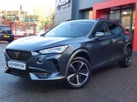 USED 2022 72 CUPRA FORMENTOR 1.5 TSI V1 5d DSG 150 S/S SAT NAV, DIGITAL COCKPIT, WIRELESS FULL LINK FOR APPLE CARPLAY / ANDROID AUTO, WIRELESS PHONE CHARGER, DAB RADIO, BLUETOOTH, REAR PARKING SENSORS WITH DISPLAY, ADAPTIVE CRUISE CONTROL & SPEED LIMITER, LANE ASSIST, FRONT ASSIST, LED INTERIOR AMBIENT BACKGROUND LIGHTING, DSG AUTOMATIC GEARBOX, 18 INCH ALLOYS, 1/2 LEATHER, KEYLESS, CLIMATE CONTROL, POWER FOLDING MIRRORS, LEATHER FLAT BOTTOM TIPTRONIC MFSW, AUTO LIGHTS & WIPERS, ILLUMINATING VANITY MIRRORS, 1 OWNER, GOOD SERVICE HISTORY