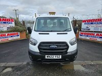 USED 2022 22 FORD TRANSIT 2022 FORD TRANSIT 350 LEADER 130BHP LWB L3 13 FT ALLOY DROPSIDE PICKUP 74K ULEZ FREE ZONE 