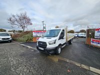USED 2022 22 FORD TRANSIT 2022 FORD TRANSIT 350 LEADER 130BHP LWB L3 13 FT ALLOY DROPSIDE PICKUP 74K ULEZ FREE ZONE 