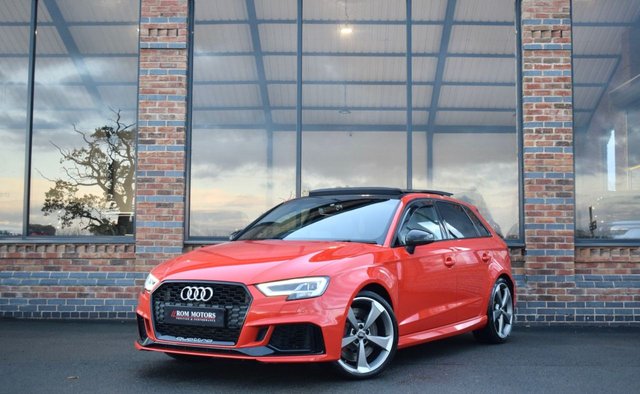 2018 18 Audi Rs3 2.5 TFSI Sportback 5dr Petrol S Tronic quattro Euro 6 (s/s) (400 ps)
