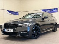 USED 2018 18 BMW 5 SERIES 2.0 520d M Sport Touring Panoramic 5 Door Diesel Auto Euro 6 (s/s) (190 ps) 9 SERVICES (8 BMW) TO 68,974 MILES