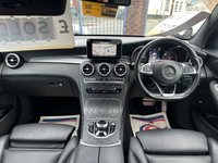 USED 2017 67 MERCEDES-BENZ GLC 2.1 GLC250d AMG Line SUV 5dr Diesel G-Tronic 4MATIC Euro 6 (s/s) (204 ps) BIG SPEC CAR, 18IN ALLOYS, SAT NAV, FULL LEATHER, MEGA VALUE,  FULL SERVICE HISTORY