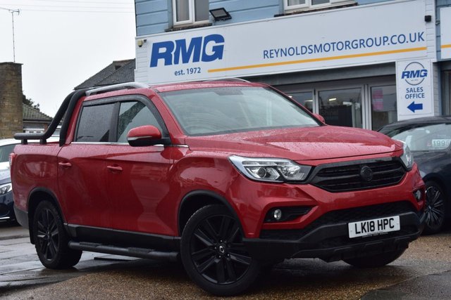 View our Ssangyong Musso NO VAT TO PAY 2.2D Rhino Pickup Double Cab 4dr | DIESEL | AUTOMATIC | 4WD | HEATED SEATS | HEATED STEERINGWHEEL | REVERSE CAMERA | COOLED SEATS | ELECTRIC SEATS | APPLE CARPLAY | ANDROID AUTO 