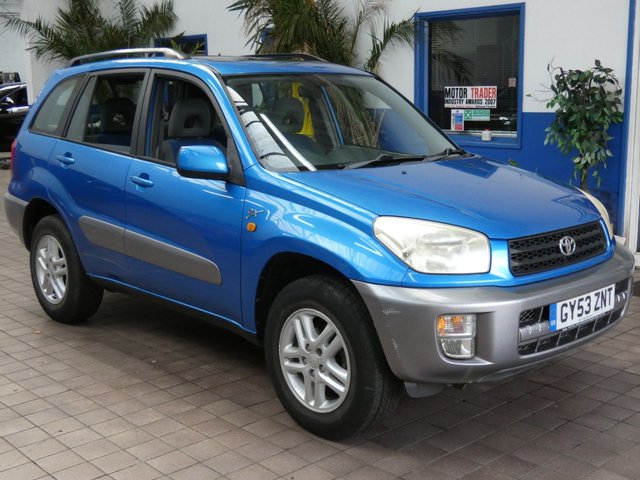 2003 53 Toyota Rav4 2.0 VVT-i GX SUV 5dr Petrol Automatic 4WD (224 g/km, 147 bhp)