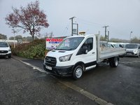 USED 2022 22 FORD TRANSIT 2022 FORD TRANSIT 350 LEADER 130BHP LWB L3 DROPSIDE PICKUP ULEZ FREE ZONE 