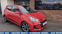 USED 2019 19 HYUNDAI I10 1.2 Premium SE Hatchback 5dr Petrol Auto Euro 6 (87 ps) *** ONE LADY OWNER - SAT NAV - CHEAP TO RUN ***