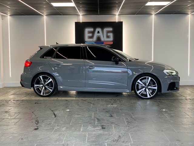 USED 2020 20 AUDI RS3 2.5 TFSI GPF Audi Sport Edition Sportback 5dr Petrol S Tronic quattro Euro 6 (s/s) (400 ps) NARDO GREY | PAN ROOF | B&O