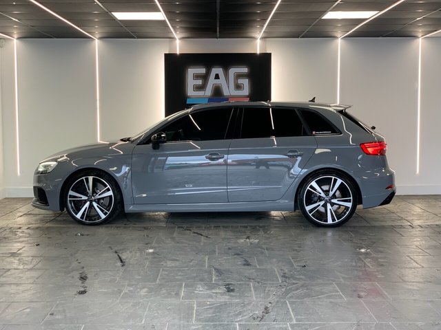 USED 2020 20 AUDI RS3 2.5 TFSI GPF Audi Sport Edition Sportback 5dr Petrol S Tronic quattro Euro 6 (s/s) (400 ps) NARDO GREY | PAN ROOF | B&O