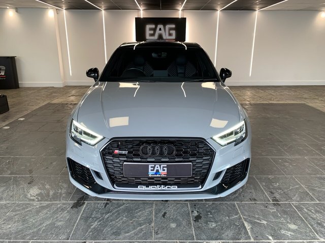 USED 2020 20 AUDI RS3 2.5 TFSI GPF Audi Sport Edition Sportback 5dr Petrol S Tronic quattro Euro 6 (s/s) (400 ps) NARDO GREY | PAN ROOF | B&O