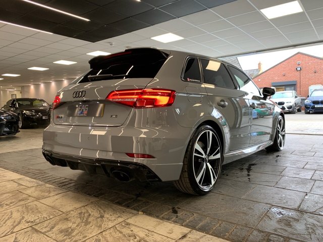 USED 2020 20 AUDI RS3 2.5 TFSI GPF Audi Sport Edition Sportback 5dr Petrol S Tronic quattro Euro 6 (s/s) (400 ps) NARDO GREY | PAN ROOF | B&O