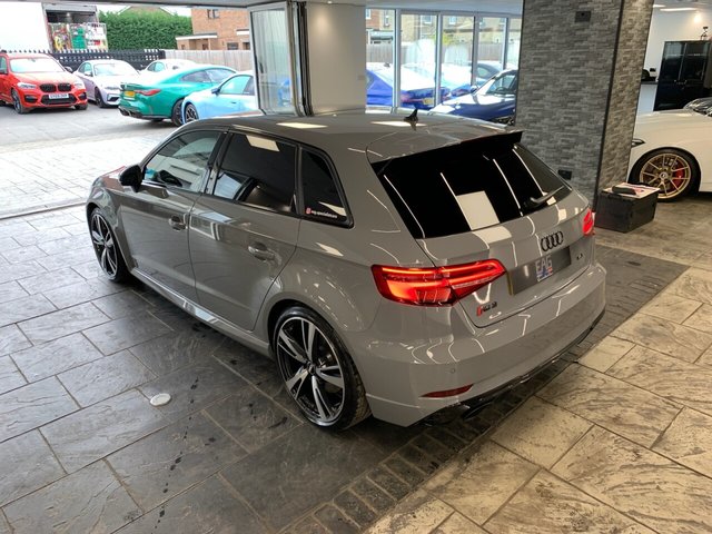 USED 2020 20 AUDI RS3 2.5 TFSI GPF Audi Sport Edition Sportback 5dr Petrol S Tronic quattro Euro 6 (s/s) (400 ps) NARDO GREY | PAN ROOF | B&O