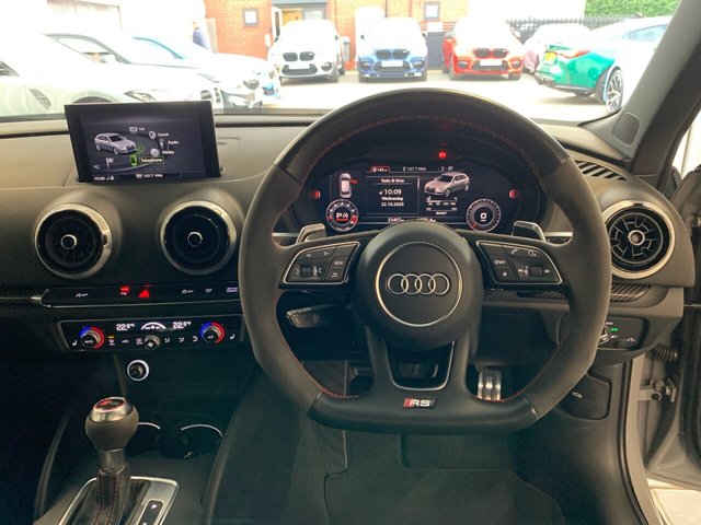 USED 2020 20 AUDI RS3 2.5 TFSI GPF Audi Sport Edition Sportback 5dr Petrol S Tronic quattro Euro 6 (s/s) (400 ps) NARDO GREY | PAN ROOF | B&O