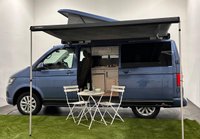 USED 2019 19 VOLKSWAGEN TRANSPORTER 2.0 TDI T28 BlueMotion Tech Highline Camper 5dr Diesel Manual FWD SWB Euro 6 (s/s) (102 ps) Super Low Mileage 19581 Miles, Full Leather Interior, Pop Roof , Auxilliary Battery, 240  Hook Up , Water Point