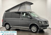 USED 2018 18 VOLKSWAGEN TRANSPORTER 2.0 TDI T28 BlueMotion Tech Highline Camper 5dr Diesel Manual FWD SWB Euro 6 (s/s) (102 ps) Registered V5 Motor Caravan Super  Low Mileage 27832 Miles , Extremely well maintained and cared for Pop Roof, Hob Grill, 5 Belted Seats , Cruise Control