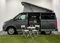 USED 2018 18 VOLKSWAGEN TRANSPORTER 2.0 TDI T28 BlueMotion Tech Highline Camper 5dr Diesel Manual FWD SWB Euro 6 (s/s) (102 ps) Registered V5 Motor Caravan Super  Low Mileage 27832 Miles , Extremely well maintained and cared for Pop Roof, Hob Grill, 5 Belted Seats , Cruise Control