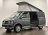 USED 2018 18 VOLKSWAGEN TRANSPORTER 2.0 TDI T28 BlueMotion Tech Highline Camper 5dr Diesel Manual FWD SWB Euro 6 (s/s) (102 ps) Registered V5 Motor Caravan Super  Low Mileage 27832 Miles , Extremely well maintained and cared for Pop Roof, Hob Grill, 5 Belted Seats , Cruise Control