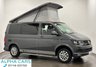 USED 2018 18 VOLKSWAGEN TRANSPORTER 2.0 TDI T28 BlueMotion Tech Highline Camper 5dr Diesel Manual FWD SWB Euro 6 (s/s) (102 ps) Registered V5 Motor Caravan Super  Low Mileage 27832 Miles , Extremely well maintained and cared for Pop Roof, Hob Grill, 5 Belted Seats , Cruise Control