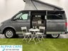 USED 2018 18 VOLKSWAGEN TRANSPORTER 2.0 TDI T28 BlueMotion Tech Highline Camper 5dr Diesel Manual FWD SWB Euro 6 (s/s) (102 ps) Registered V5 Motor Caravan Super  Low Mileage 27832 Miles , Extremely well maintained and cared for Pop Roof, Hob Grill, 5 Belted Seats , Cruise Control