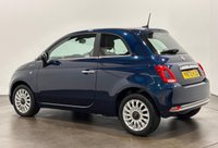 USED 2022 72 FIAT 500 1.0 MHEV Dolcevita Hatchback 3dr Petrol Manual Euro 6 (s/s) (70 bhp) Striking Epic Blue / Chrome exterior pack  , Contrasting White / Black Ambience Interior  Dolcevita Hatchback 3 Door Petrol Euro 6