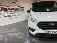 USED 2021 71 FORD TRANSIT CUSTOM 2.0 280 EcoBlue Limited Panel Van 5dr Diesel Manual L1 H1 Euro 6 (s/s) (130 ps) 2 keys, reverse camera, A/C, DAB