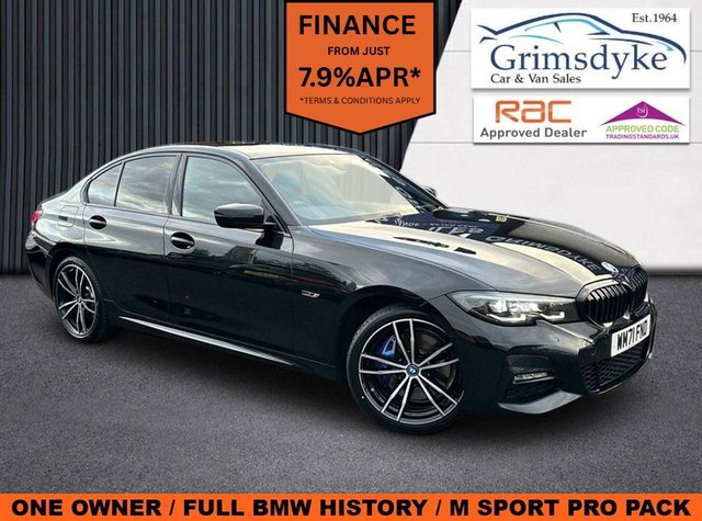 2022 71 BMW 3 Series 2.0 330e 12kWh M Sport Saloon 4dr Petrol Plug-in Hybrid Auto Euro 6 (s/s) (292 ps)