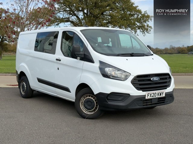 View our Ford Transit Custom 2.0 300 EcoBlue Leader Crew Van Double Cab 5dr Diesel Manual L2 H1 Euro 6 (s/s) (105 ps)