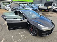 USED 2020 69 TESLA Model 3 Black Dual Motor Upgraded Performance, 76,600 miles, 1 owner, ULEZ compliant EV, Automatic, 15