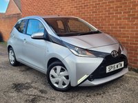 USED 2015 15 TOYOTA AYGO 1.0 VVT-i x-play Hatchback 5dr Petrol Manual Euro 5 Euro 5 (68 ps) FULL TOYOTA HISTORY - FULL LEATHER INTERIOR