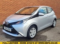 USED 2015 15 TOYOTA AYGO 1.0 VVT-i x-play Hatchback 5dr Petrol Manual Euro 5 Euro 5 (68 ps) FULL TOYOTA HISTORY - FULL LEATHER INTERIOR
