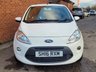 USED 2016 16 FORD KA 1.2 Zetec White Edition Hatchback 3dr Petrol Manual Euro 6 (s/s) (69 ps) CHECK OUT THE INTERIOR