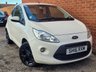 USED 2016 16 FORD KA 1.2 Zetec White Edition Hatchback 3dr Petrol Manual Euro 6 (s/s) (69 ps) CHECK OUT THE INTERIOR