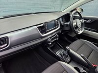 USED 2018 18 KIA STONIC 1.0 T-GDi First Edition SUV 5dr Petrol Manual Euro 6 (s/s) (118 bhp) Climate control A/C, Part leather interior, Heated Seats, Heated Steering Wheel, Satellite navigation, Cruise control, Bluetooth connectivity for calls and music, Voice control, USB & AUX input, Lane departure warning, Auto wipers, Auto dimming rearview mirror, Power folding wingmirrors, Rear tinted windows, DAB radio, LED daytime running lights, Rear parking camera, Rear parking sensors, Auto Headlights, Apple Car Play, Android Auto.