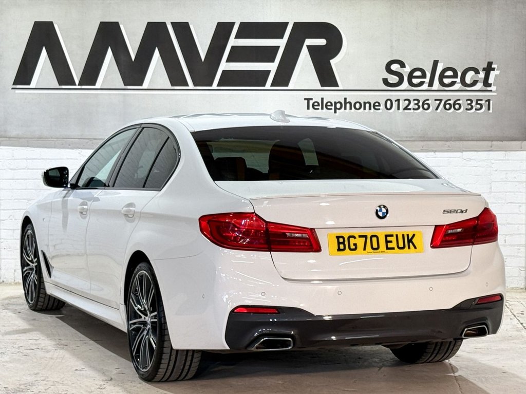 USED 2020 70 BMW 5 SERIES 2.0 520d MHT M Sport Saloon 4dr Diesel Hybrid Auto Euro 6 (s/s) (190 ps) 