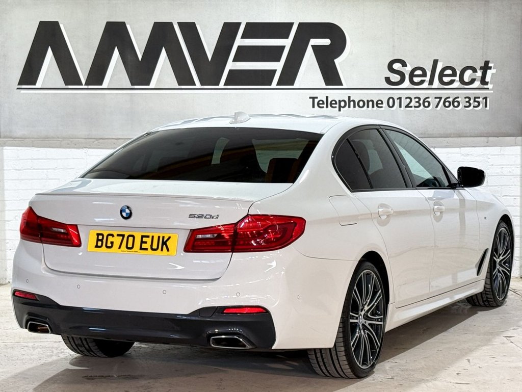 USED 2020 70 BMW 5 SERIES 2.0 520d MHT M Sport Saloon 4dr Diesel Hybrid Auto Euro 6 (s/s) (190 ps) 