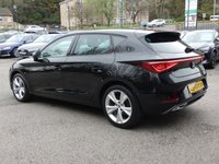 USED 2021 71 SEAT LEON 1.5 TSI EVO FR 5d 150 S/S SAT NAV, DIGITAL COCKPIT, 17 INCH ALLOYS, APPLE CARPLAY / ANDROID AUTO, PART LEATHER, PARK PILOT FRONT/REAR & SIDE, PARK ASSIST, DAB RADIO, BLUETOOTH, CRUISE CONTROL & SPEED LIMITER, LANE ASSIST, WIRELESS PHONE CHARGER, DRIVE PROFILE, 3 ZONE CLIMATE CONTROL, MANUAL 6 SPEED, FULL LED HEADLIGHTS WITH DAYTIME RUNNING LIGHTS, FLAT BOTTOM MFSW, POWER FOLDING MIRRORS, AUTO LIGHTS & WIPERS, VOICE CONTROL, AMBIENT LIGHTING, KEYLESS START, 1 OWNER, SERVICE HISTORY