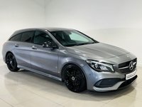 USED 2018 18 MERCEDES-BENZ CLA 2.1 CLA220d AMG Line Shooting Brake 5dr Diesel 7G-DCT Euro 6 (s/s) (177 ps) Bluetooth Media | Sat Nav | Night Pack | Ambient Lighting | Privacy Glass | Electric Boot