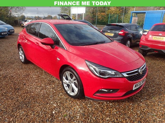 2016 VAUXHALL ASTRA 1.4i Turbo SRi Hatchback 5dr Petrol Manual Euro 6 (150 ps)