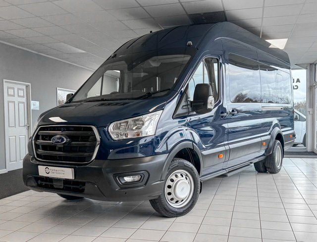 2020 69 Ford Transit 2.0 460 EcoBlue Trend Minibus Double Cab 5dr Diesel Manual RWD L4 H3 Euro 6 (s/s) (17 Seat, DRW) (170 ps) AIR-CON 