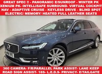USED 2018 18 VOLVO V90 2.0 D5 PowerPulse Inscription Pro Estate 5dr Diesel Auto AWD Euro 6 (s/s) (235 ps) 