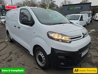 USED 2024 73 CITROEN DISPATCH White 1.5 BlueHDi 1000 Enterprise Edition Van, 22,200 miles, 1 owner, Euro 6 ULEZ, 6-speed, A/C, Bluetooth, rear sensors, FSH, great spec + VAT @ 20%. This 2024 Citroen Dispatch presents an exceptional ownership proposition, having been meticulously maintained by its sole owner with a full service history, most recently serviced at just 5011 miles on 28 January 2025. This Enterprise Edition M panel van, powered by an efficient 1.5 litre BlueHDi diesel engine, meets Euro 6 emission standards and boasts a low mileage of only 22200 miles for its age. It comes with a 3 month warranty and a 12 month MOT for your peace of mind.  The Enterprise Editi