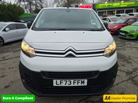 USED 2024 73 CITROEN DISPATCH White 1.5 BlueHDi 1000 Enterprise Edition Van, 22,200 miles, 1 owner, Euro 6 ULEZ, 6-speed, A/C, Bluetooth, rear sensors, FSH, great spec + VAT @ 20%. This 2024 Citroen Dispatch presents an exceptional ownership proposition, having been meticulously maintained by its sole owner with a full service history, most recently serviced at just 5011 miles on 28 January 2025. This Enterprise Edition M panel van, powered by an efficient 1.5 litre BlueHDi diesel engine, meets Euro 6 emission standards and boasts a low mileage of only 22200 miles for its age. It comes with a 3 month warranty and a 12 month MOT for your peace of mind.  The Enterprise Editi